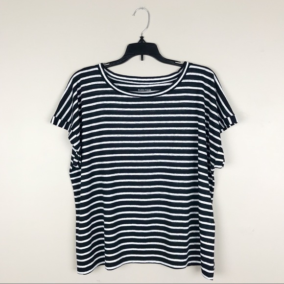 Eileen Fisher Tops - Eileen Fisher Striped Blouse
